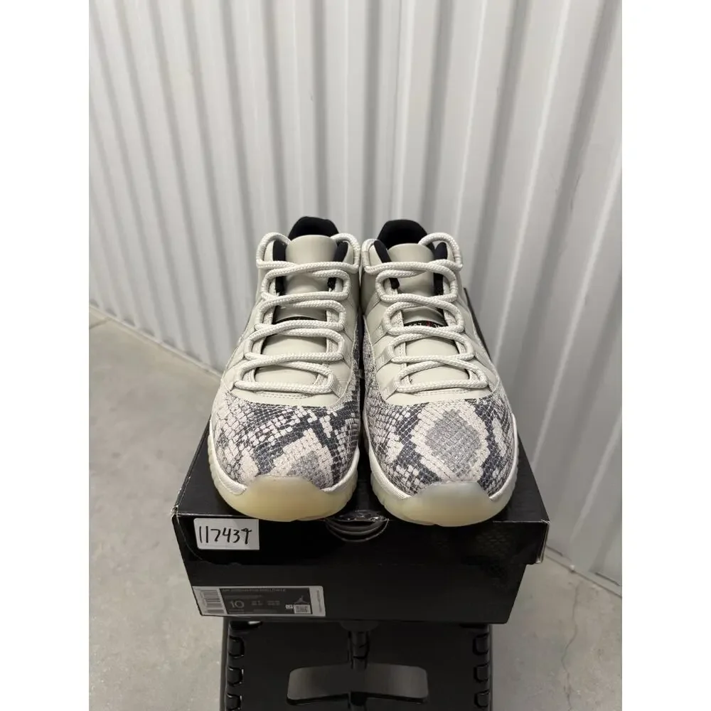 Nike Air Jordan 11 Light Bone Snakeskin Size 10 Men's - CD6846-002